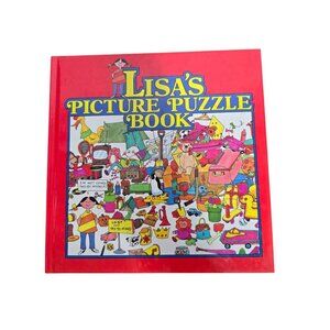Vintage 90s Lisa's Picture Puzzle Book Children's Book